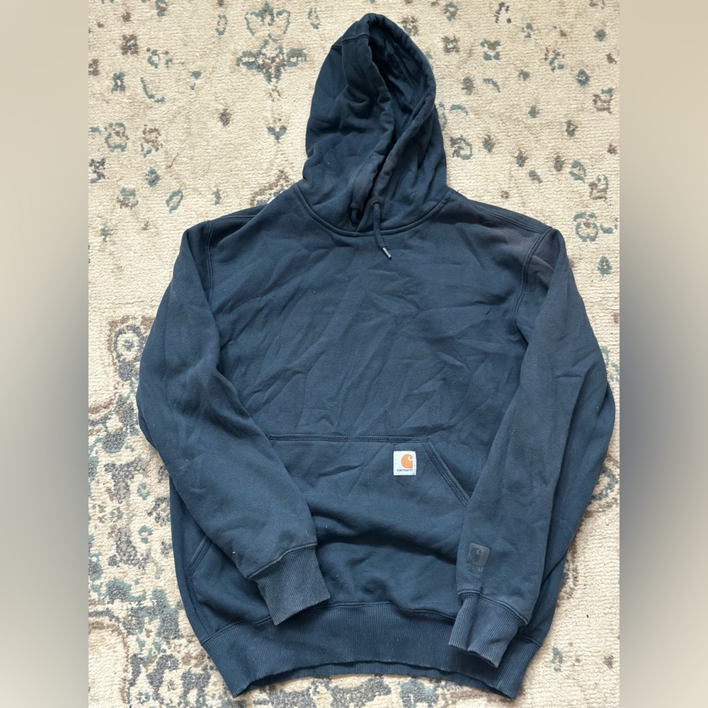 Carhartt Men's Black Hoodie - Picture 1 of 3